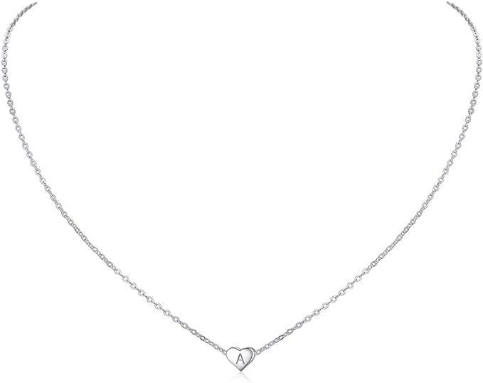 Sedora Initial Necklace (Silver Plated)